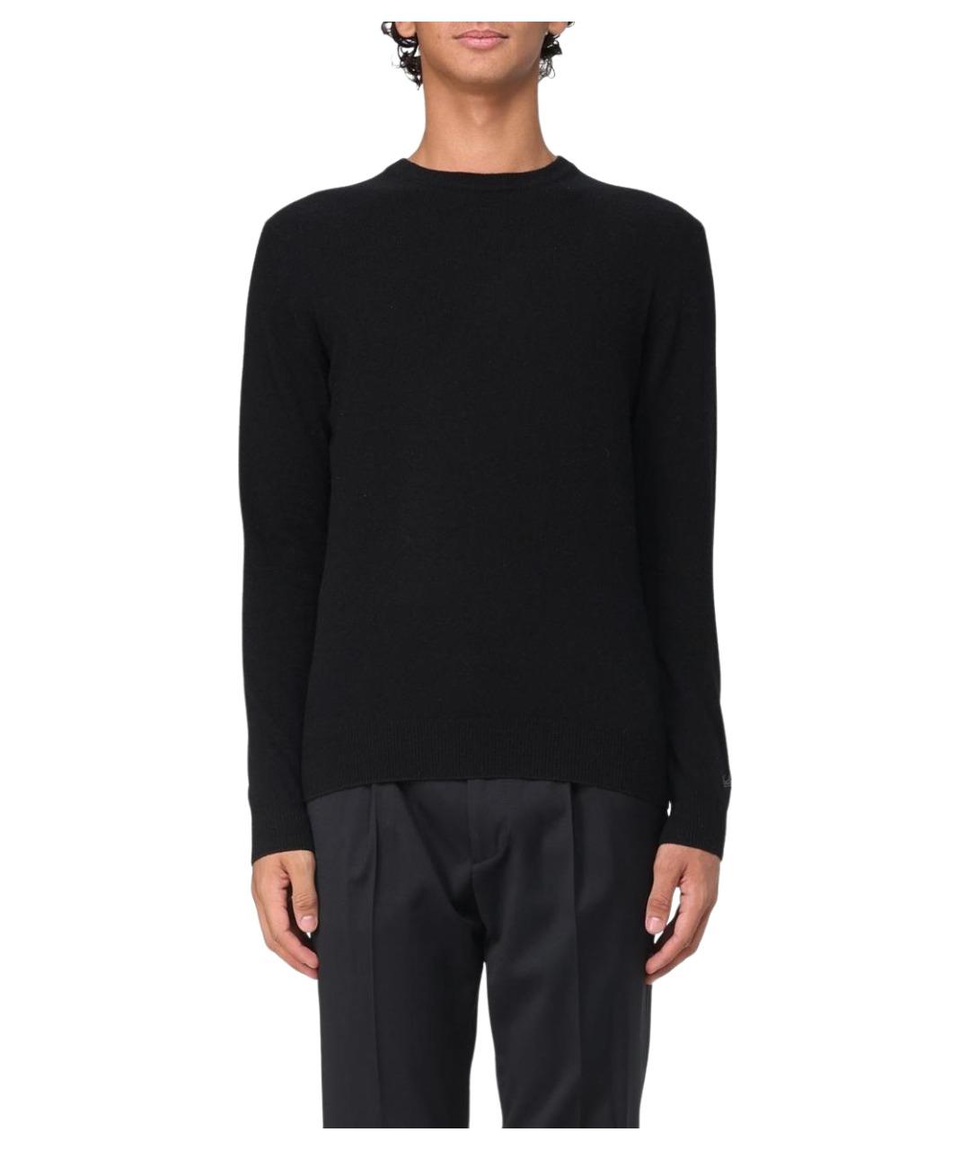 WOOLRICH Черная шерстяная футболка, фото 4