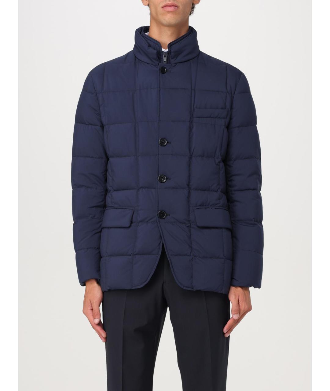 FAY Синий полиэстеровый пуховик, фото 5