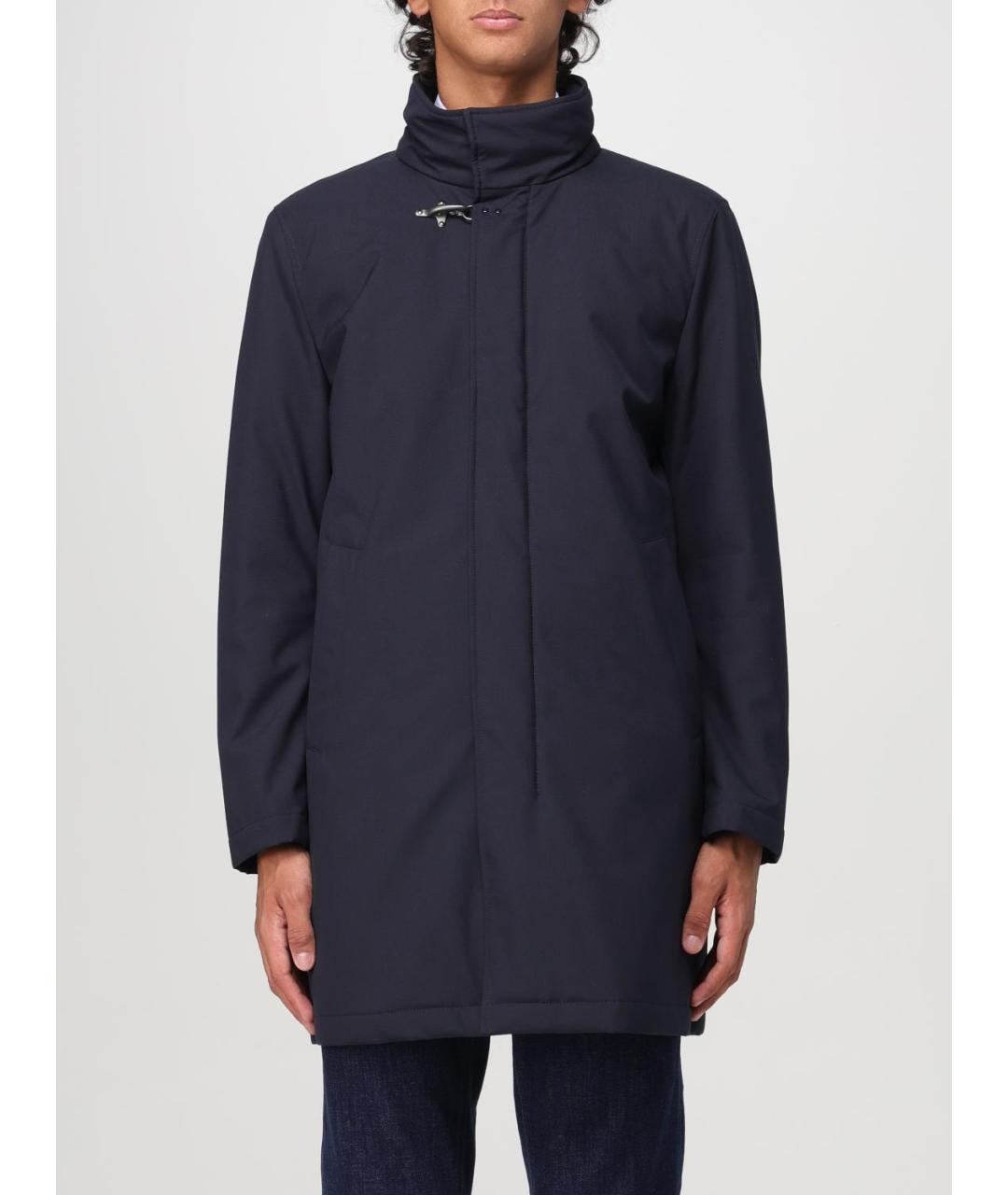 FAY Темно-синяя полиамидовая куртка, фото 5