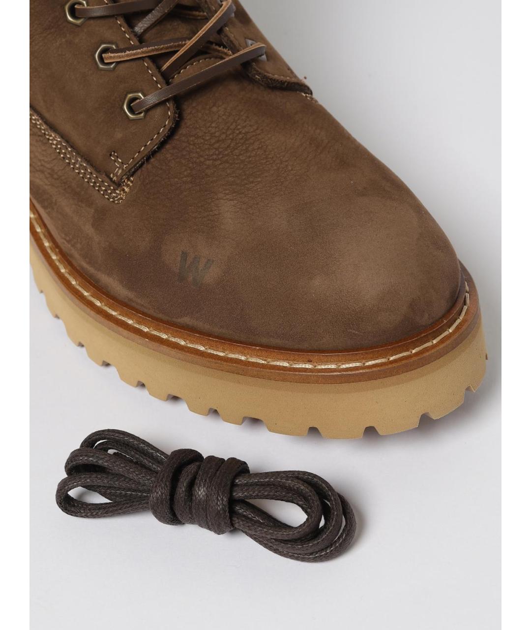 WOOLRICH Коричневые замшевые высокие ботинки, фото 4