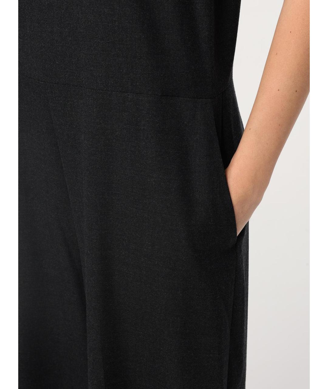 THEORY Серый шерстяной комбинезон, фото 4