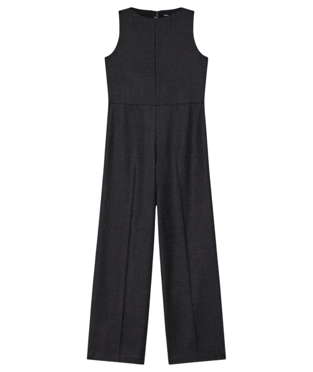 THEORY Серый шерстяной комбинезон, фото 1