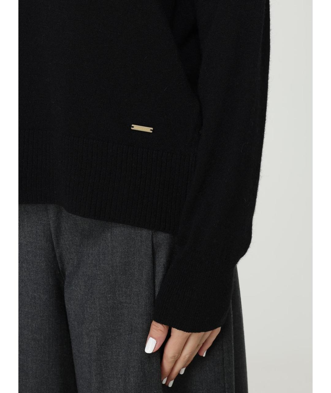 WOOLRICH Черный шерстяной джемпер / свитер, фото 4