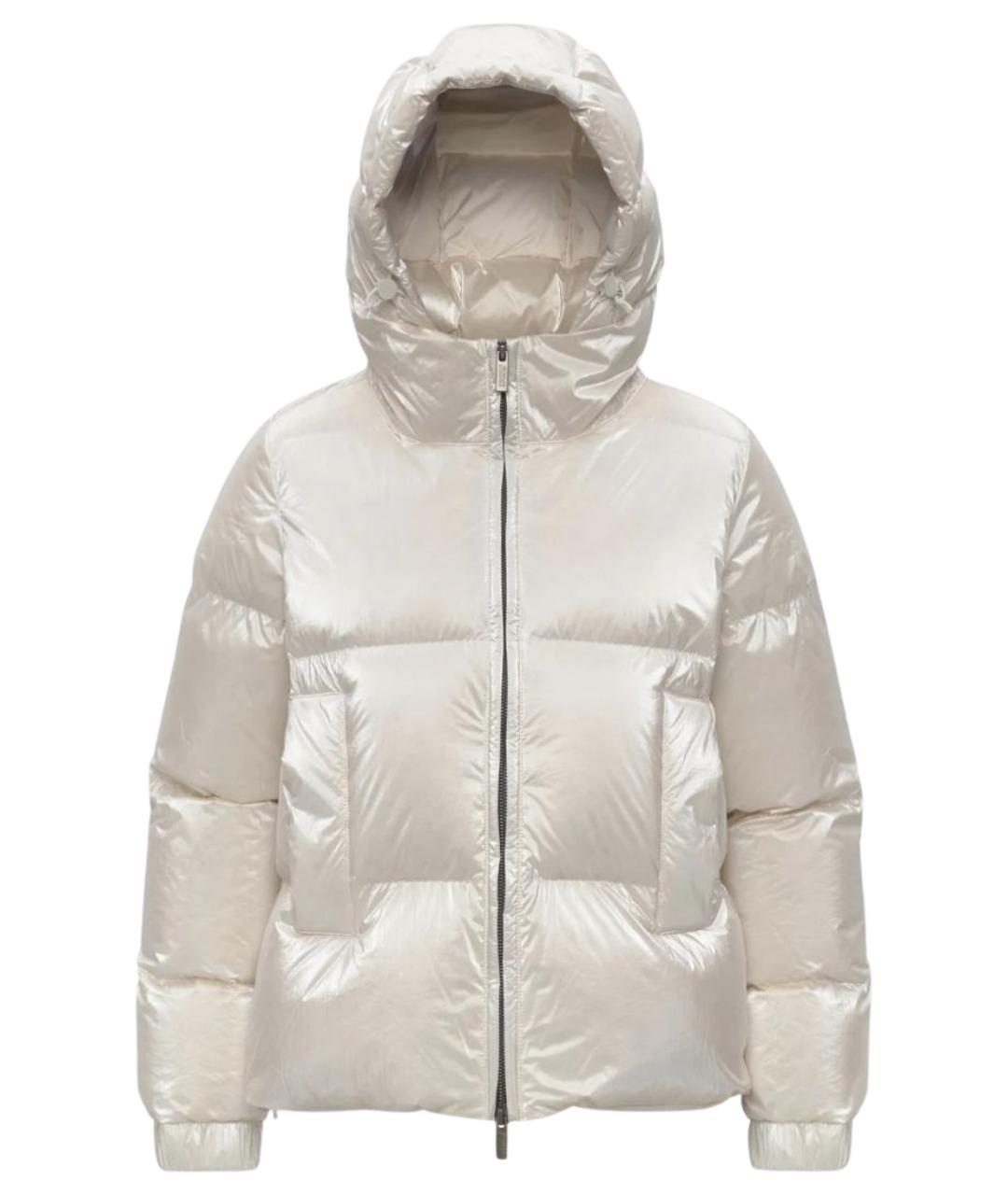 K-WAY Белый полиэстеровый пуховик, фото 1