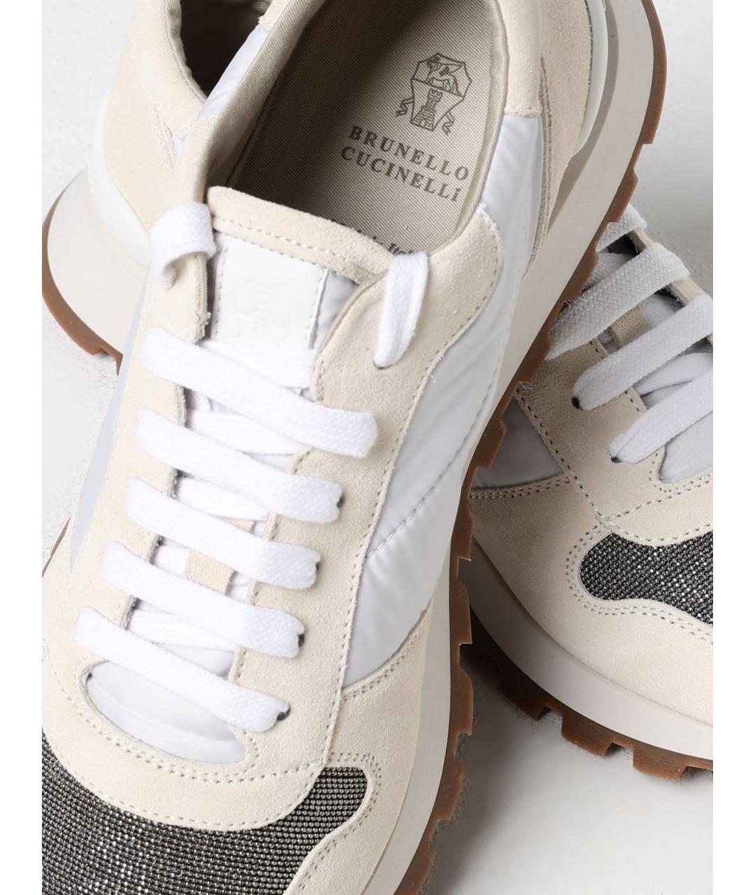 BRUNELLO CUCINELLI Мульти текстильные кроссовки, фото 4