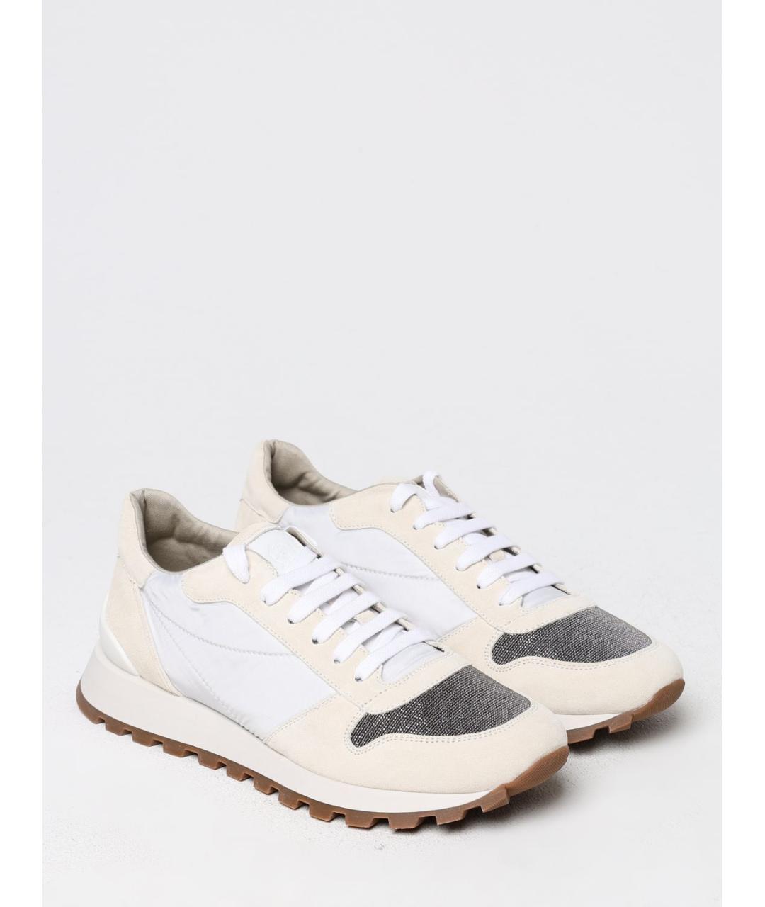 BRUNELLO CUCINELLI Мульти текстильные кроссовки, фото 2