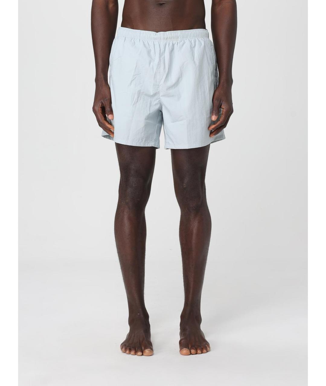 OUR LEGACY Голубые полиамидовые шорты, фото 4