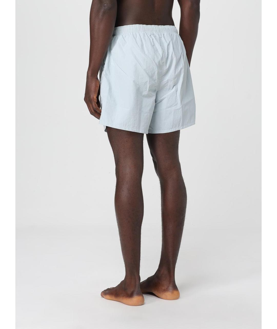 OUR LEGACY Голубые полиамидовые шорты, фото 2