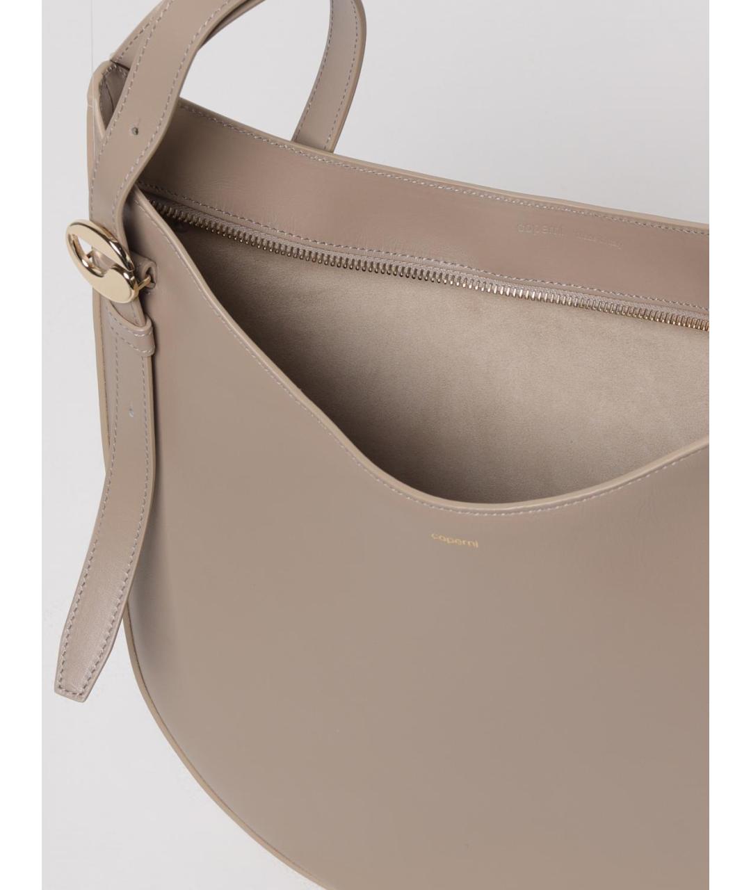 COPERNI Бежевая кожаная сумка через плечо, фото 4