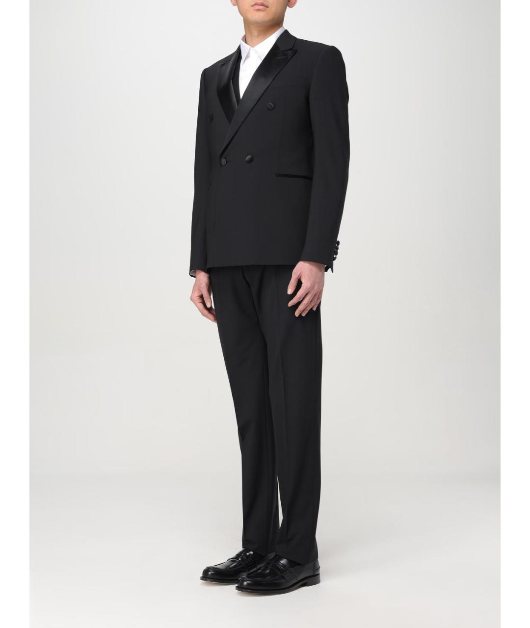 EMPORIO ARMANI Черный вечерний костюм, фото 4