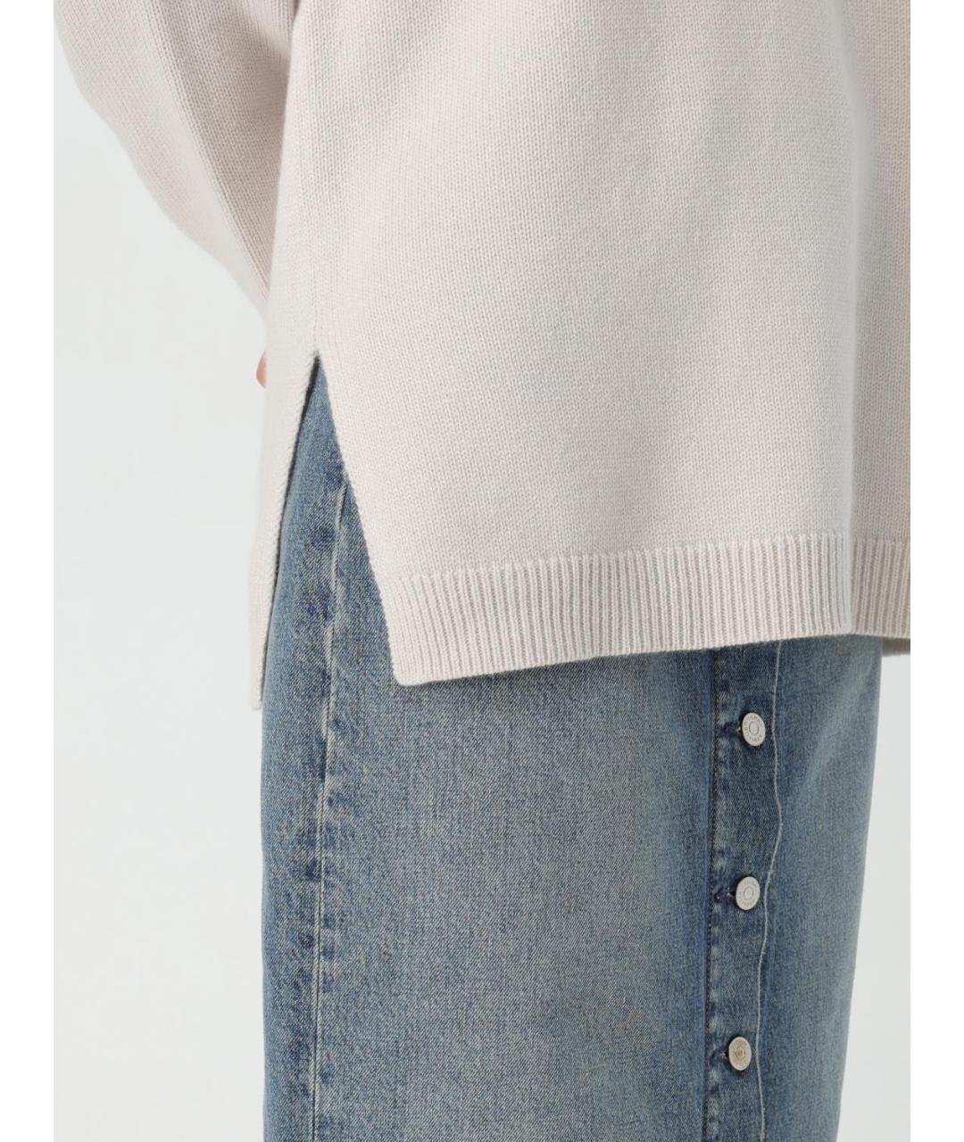 THEORY Серый кашемировый джемпер / свитер, фото 3