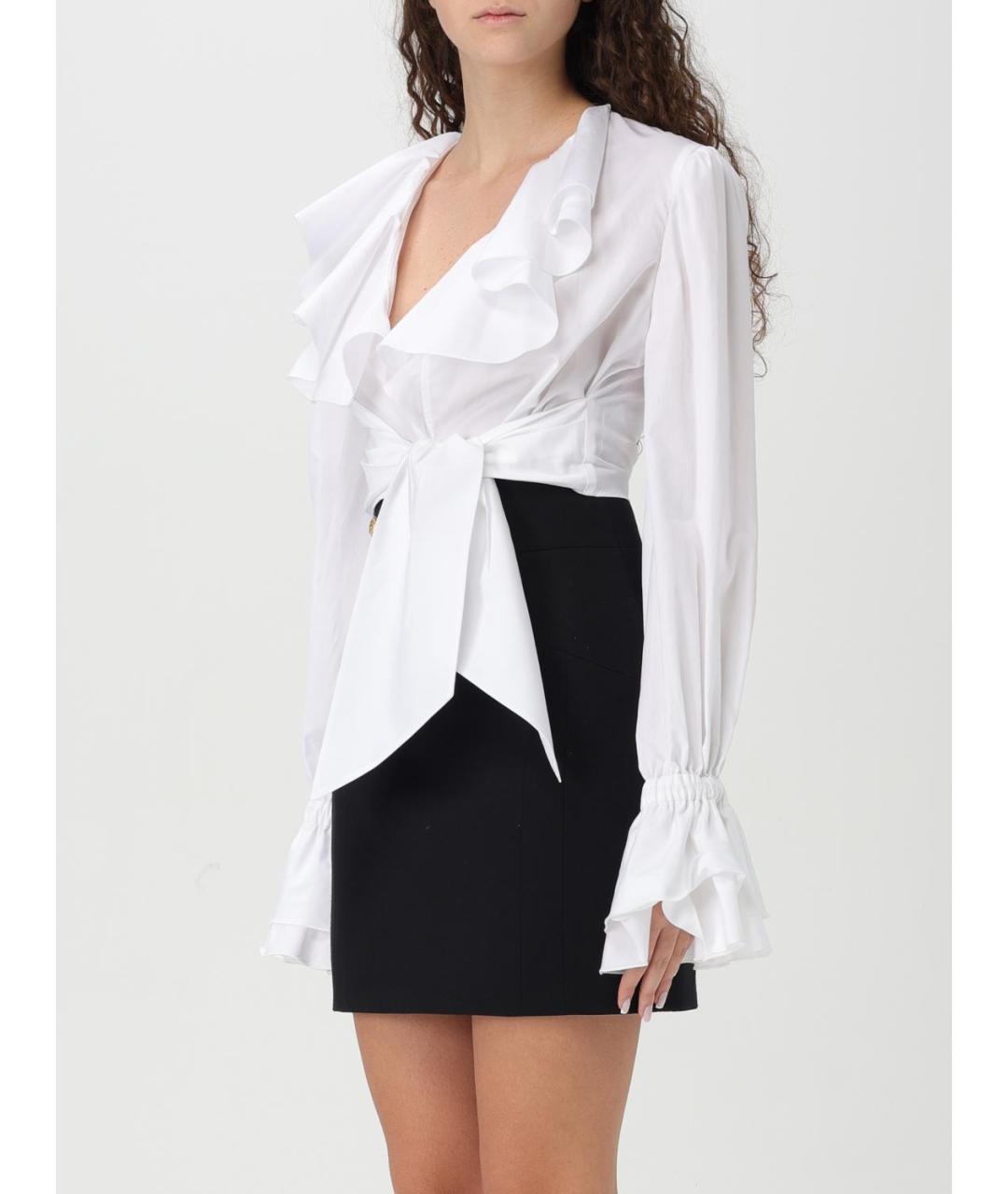 BALMAIN Белая хлопковая рубашка, фото 4