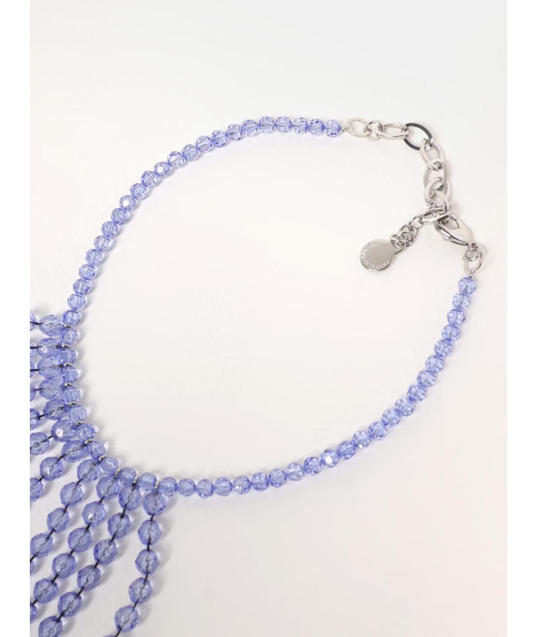 EMPORIO ARMANI Фиолетовое металлическое колье, фото 2