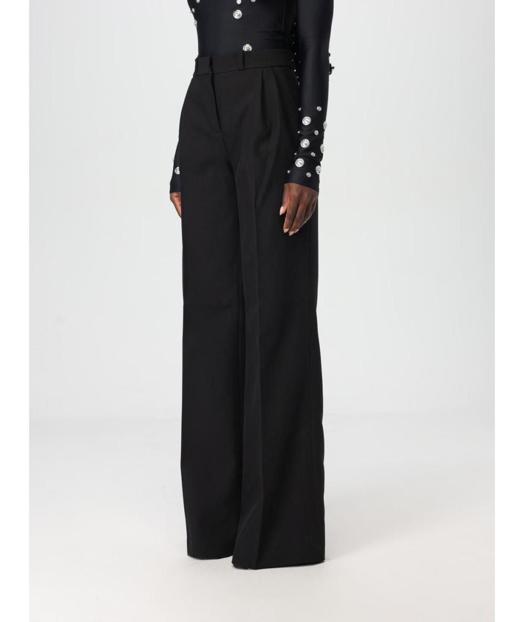 COPERNI Черные вискозные прямые брюки, фото 4