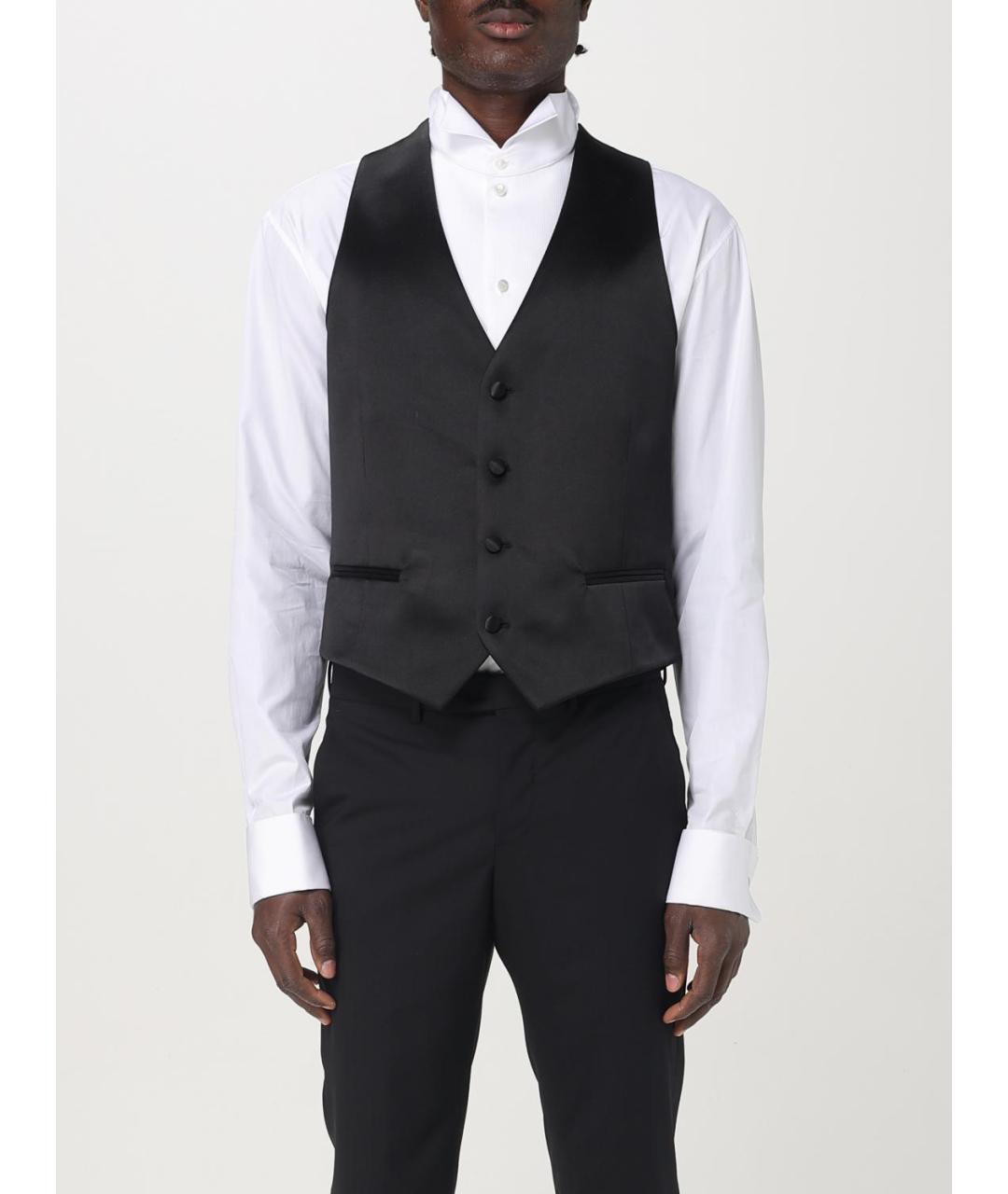 EMPORIO ARMANI Белая хлопковая классическая рубашка, фото 4