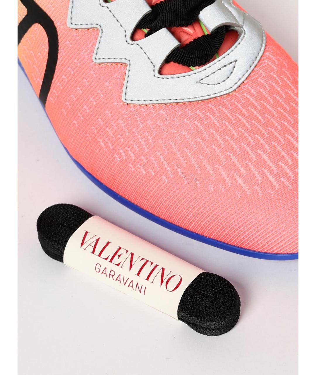 VALENTINO Мульти текстильные кроссовки, фото 4