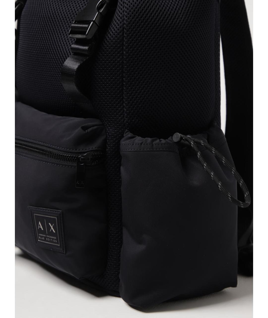 ARMANI EXCHANGE Синий синтетический рюкзак, фото 3