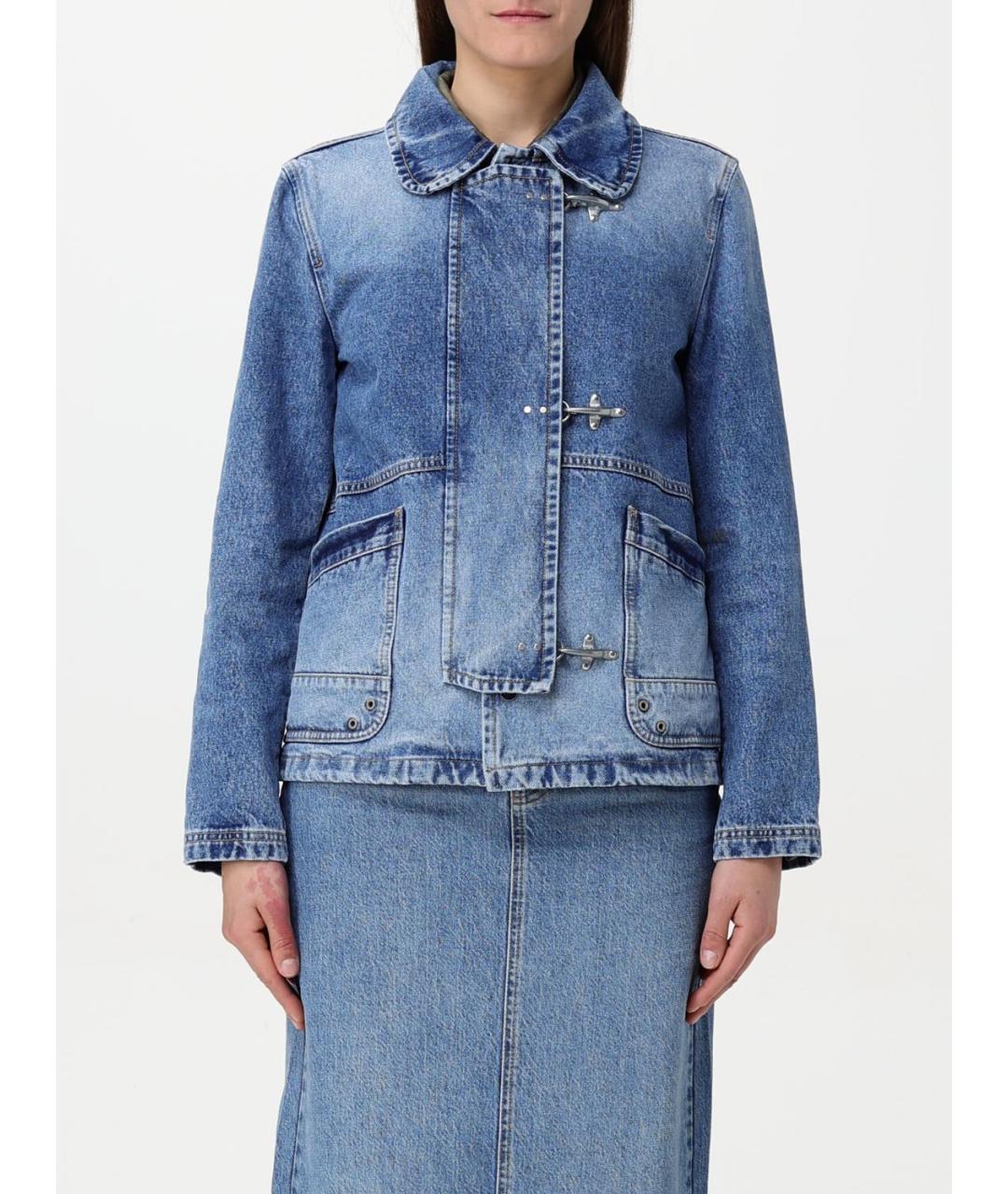 FAY Синяя хлопковая куртка, фото 2