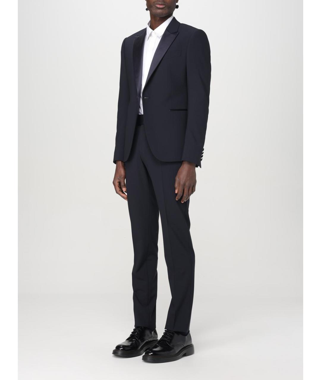 EMPORIO ARMANI Темно-синий вечерний костюм, фото 4