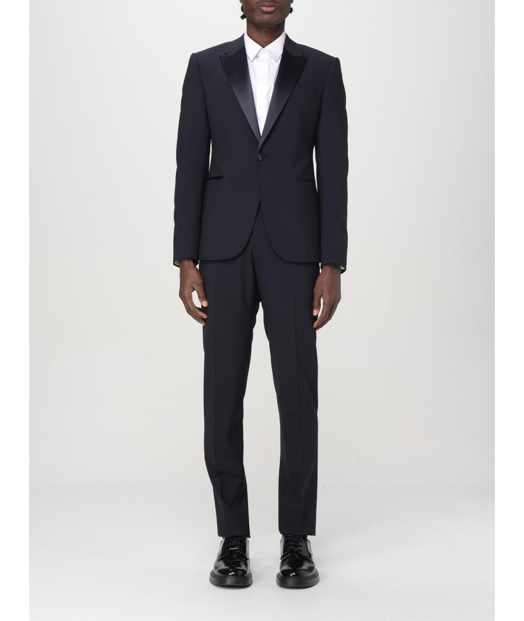 EMPORIO ARMANI Темно-синий вечерний костюм, фото 7