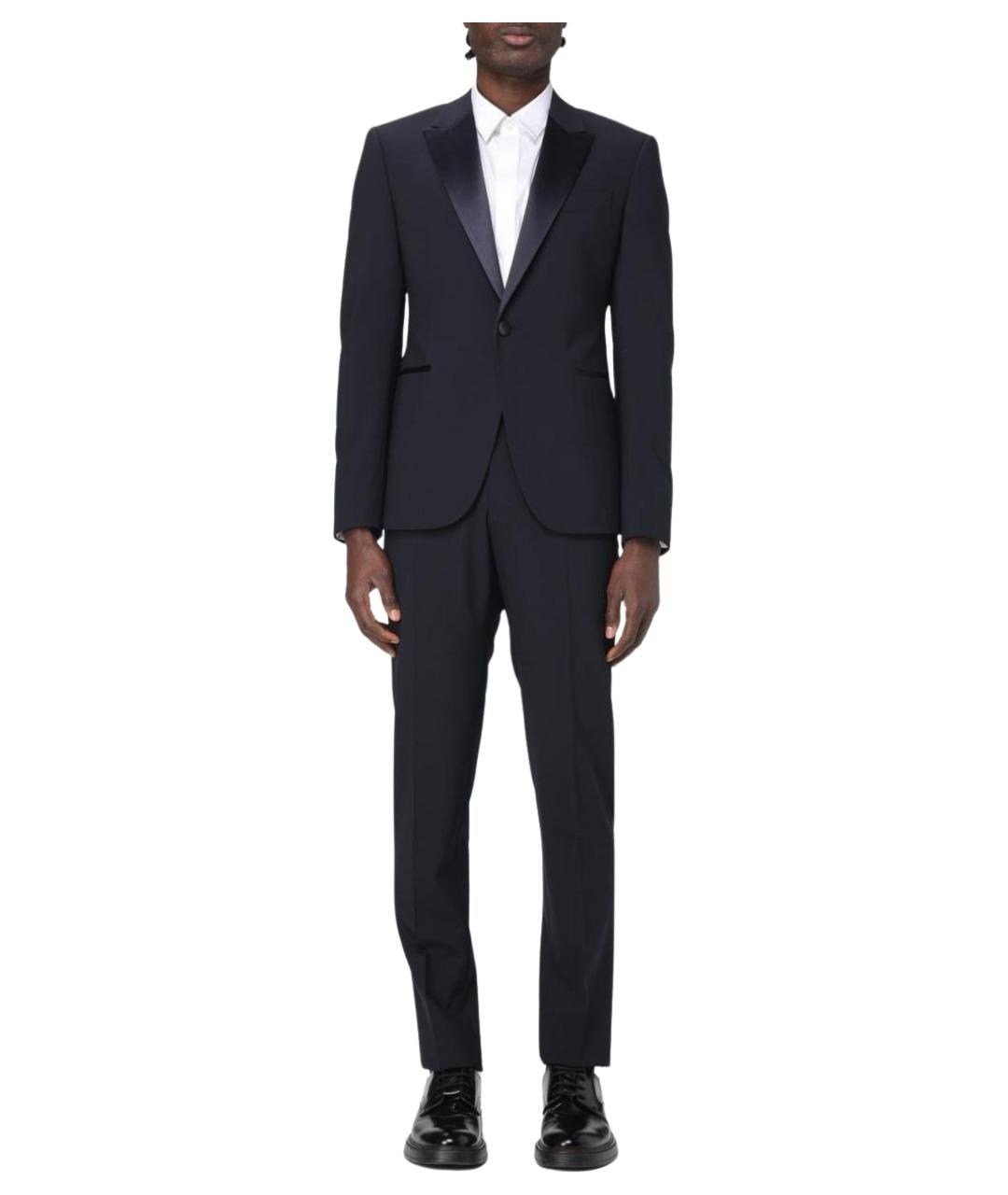 EMPORIO ARMANI Темно-синий вечерний костюм, фото 1