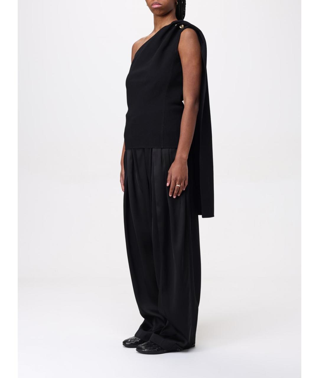 BOTTEGA VENETA Черная шерстяная майка, фото 5