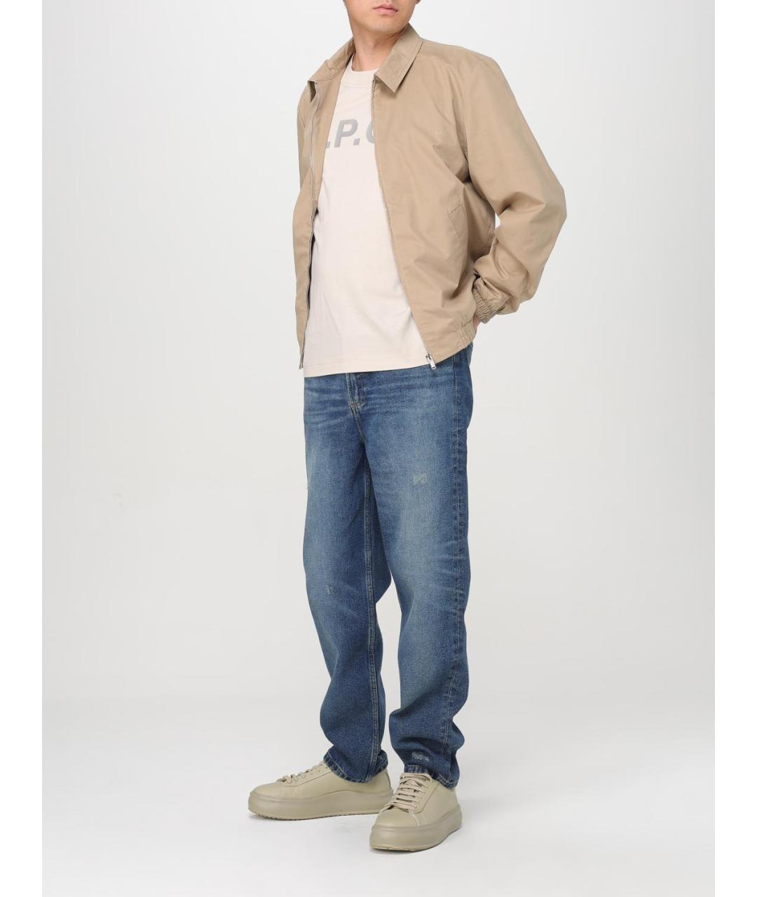 A.P.C. Бежевая хлопковая куртка, фото 2
