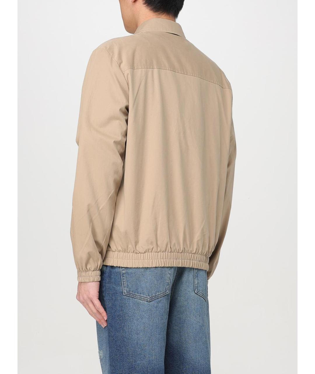 A.P.C. Бежевая хлопковая куртка, фото 3