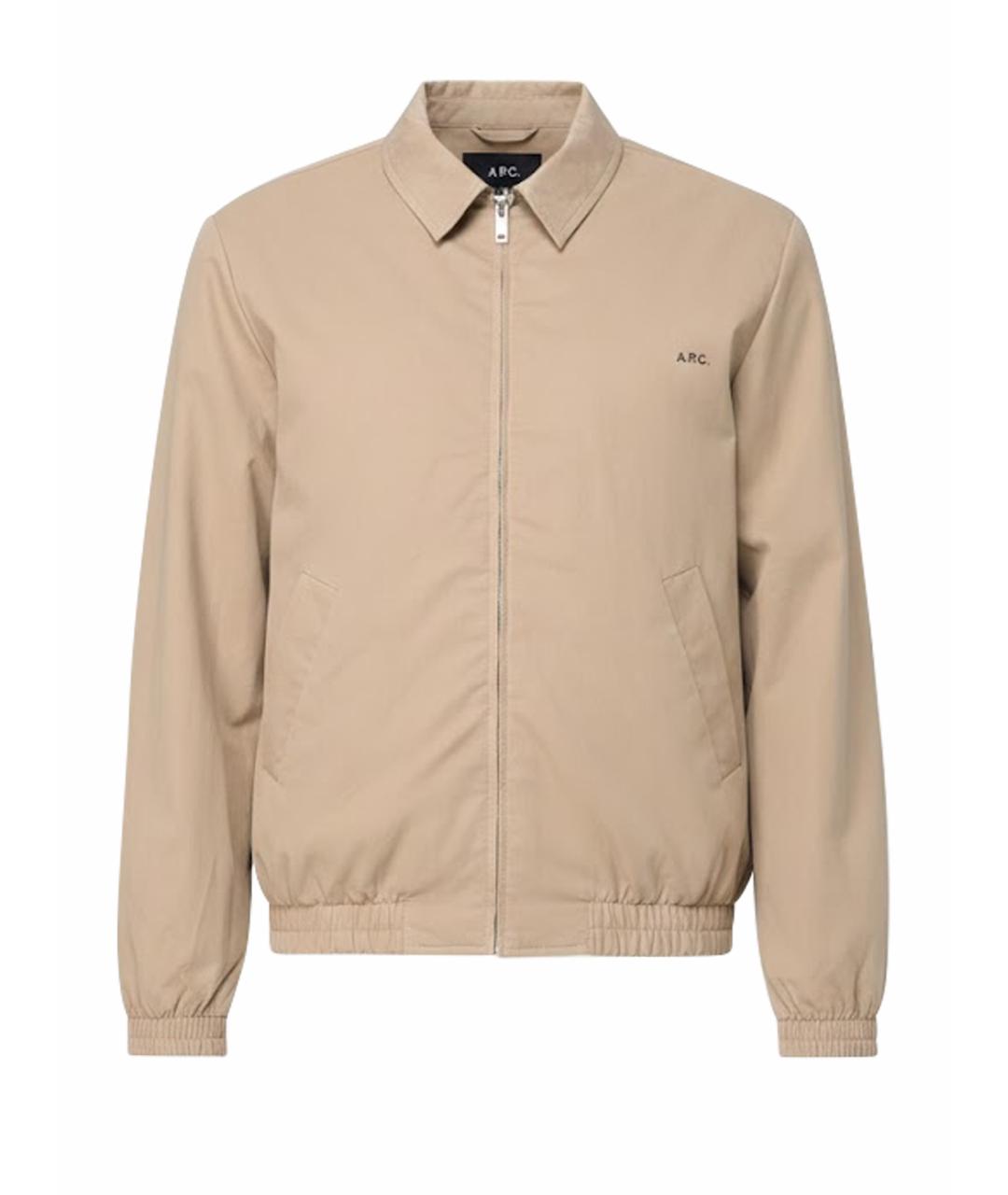 A.P.C. Бежевая хлопковая куртка, фото 1