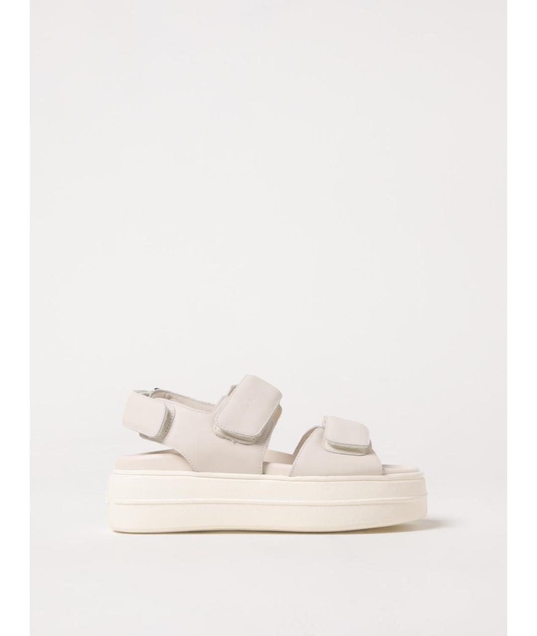 HOGAN Белые кожаные сандалии, фото 4