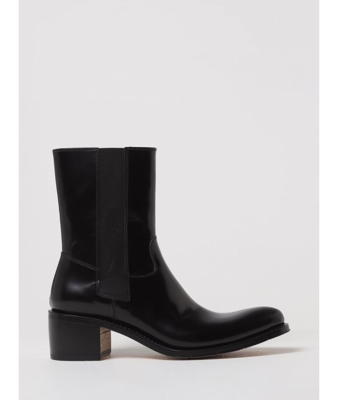 PREMIATA Черные кожаные сапоги, фото 4