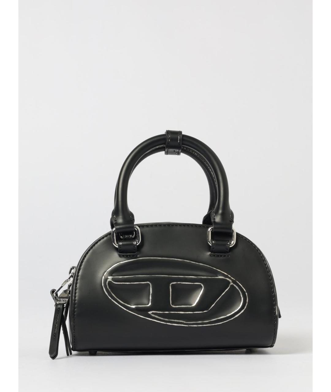 DIESEL Черная сумка тоут из искусственной кожи, фото 4