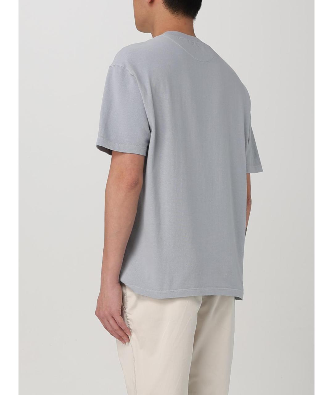 ELEVENTY Серая хлопковая футболка, фото 2