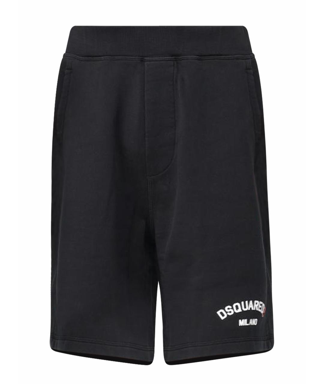 DSQUARED2 Черные хлопковые шорты, фото 1