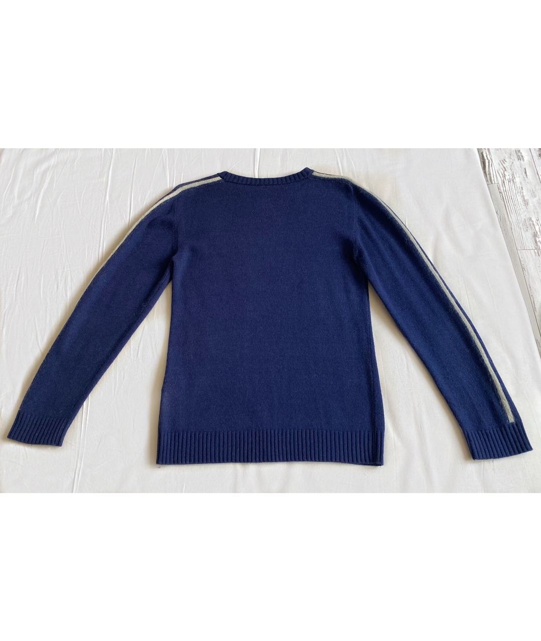 NO. 21 Синий шерстяной джемпер / свитер, фото 2