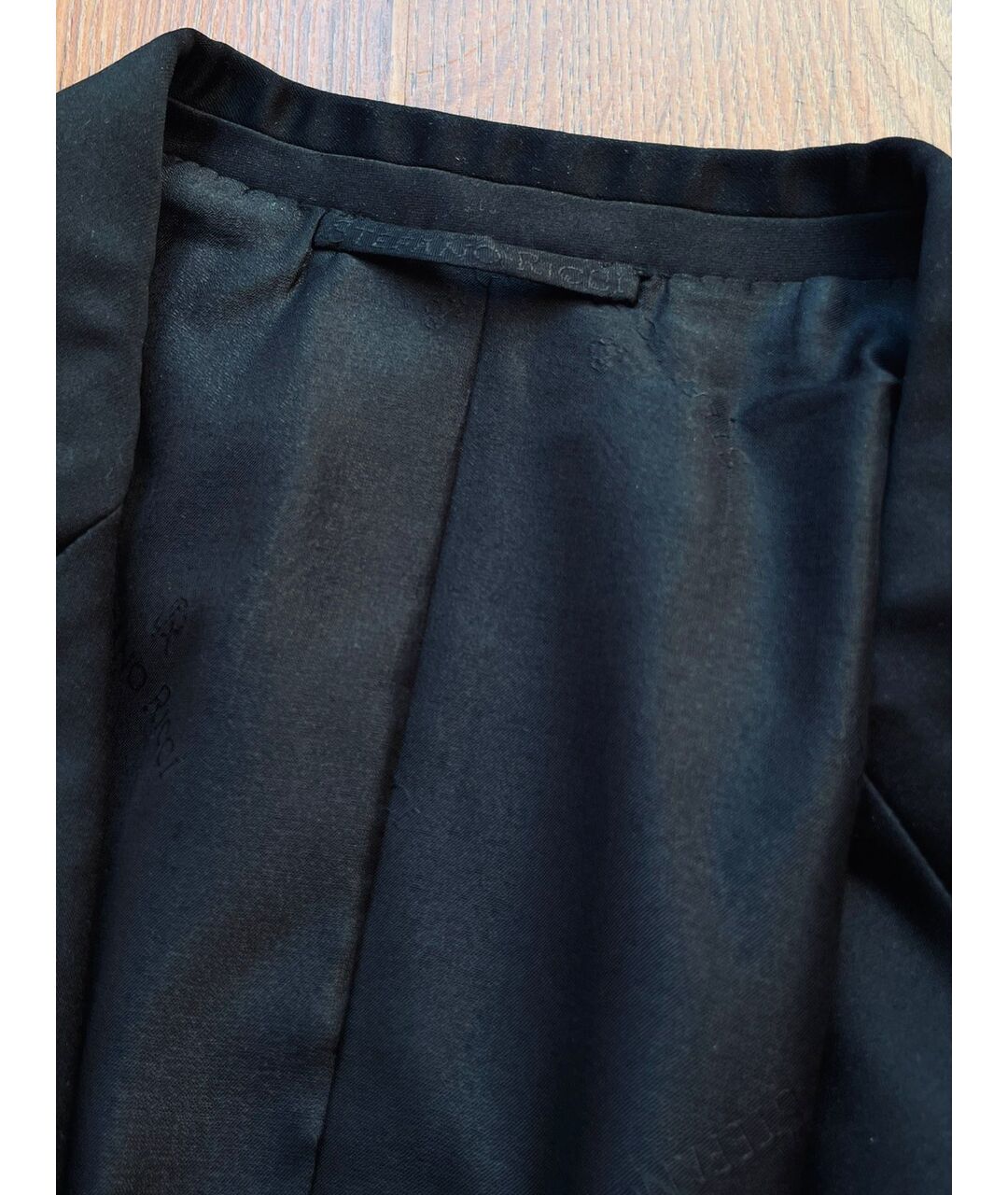 STEFANO RICCI Черный шелковый пиджак, фото 4