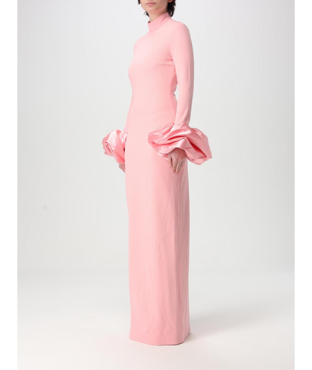 SOLACE LONDON Розовое полиэстеровое вечернее платье, фото 4