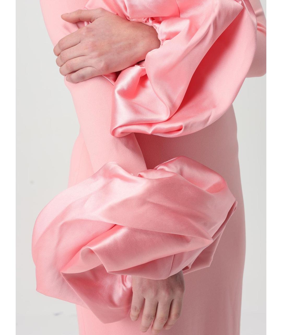 SOLACE LONDON Розовое полиэстеровое вечернее платье, фото 5