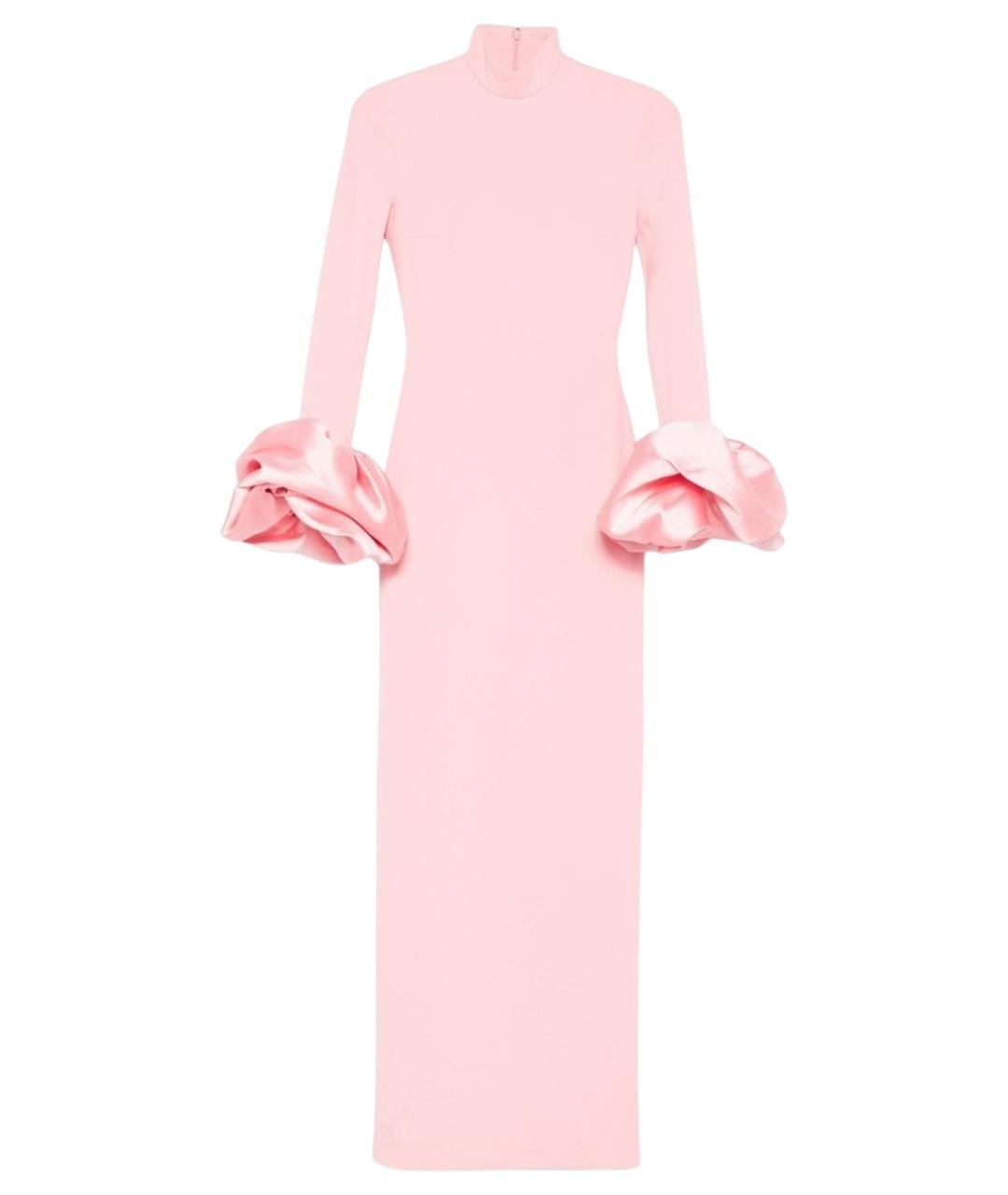 SOLACE LONDON Розовое полиэстеровое вечернее платье, фото 1