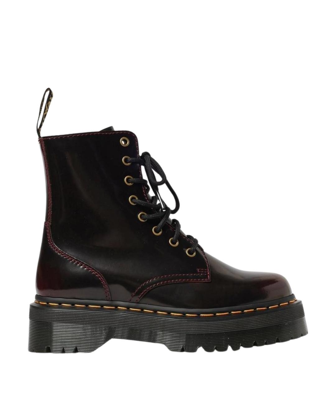 DR. MARTENS Бордовые кожаные ботинки, фото 1