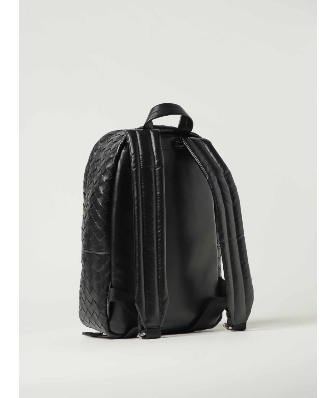 BOTTEGA VENETA Черный кожаный рюкзак, фото 3