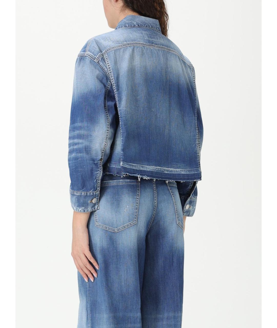 DSQUARED2 Синяя деним куртка, фото 4