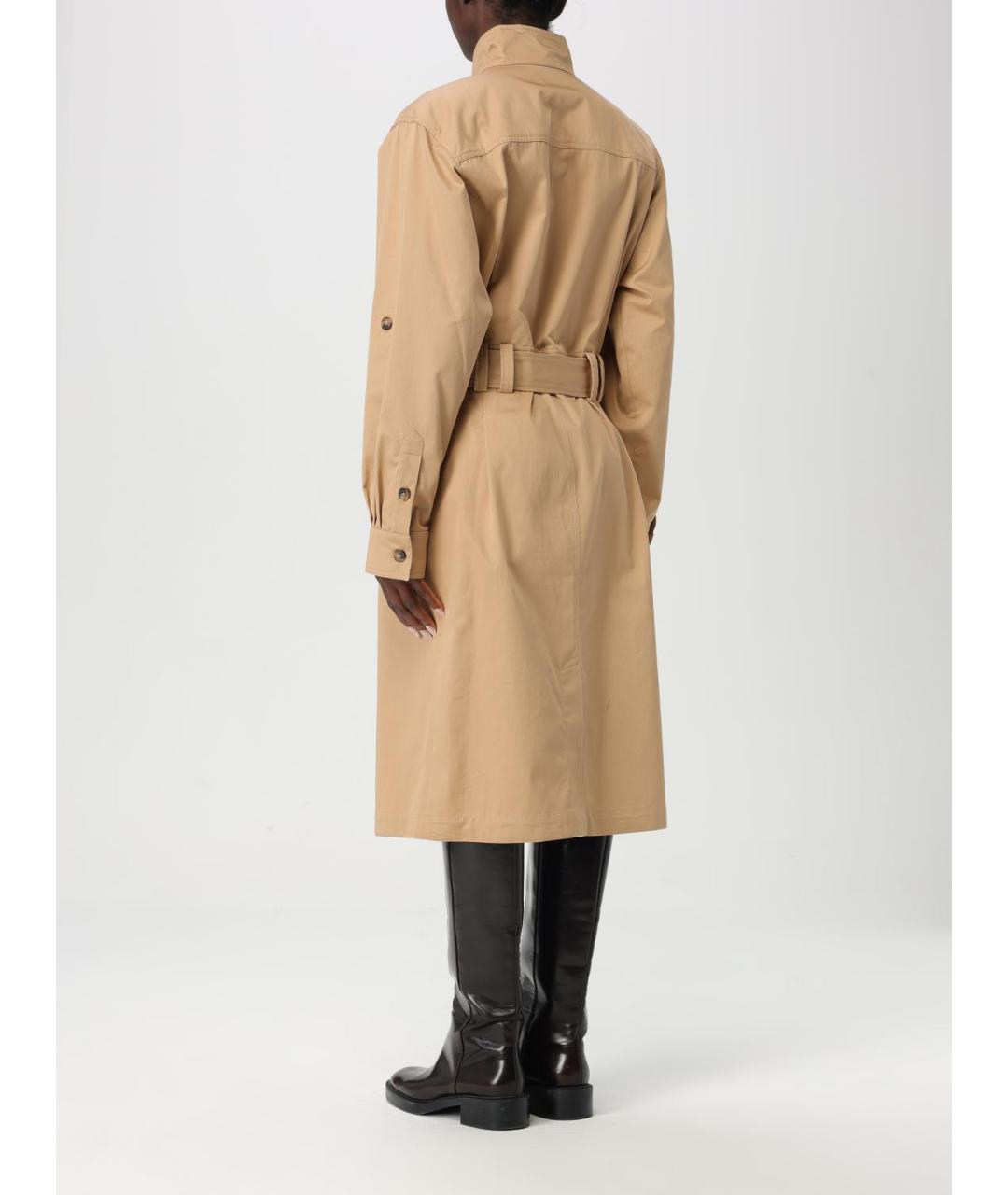 A.P.C. Бежевое хлопковое повседневное платье, фото 3