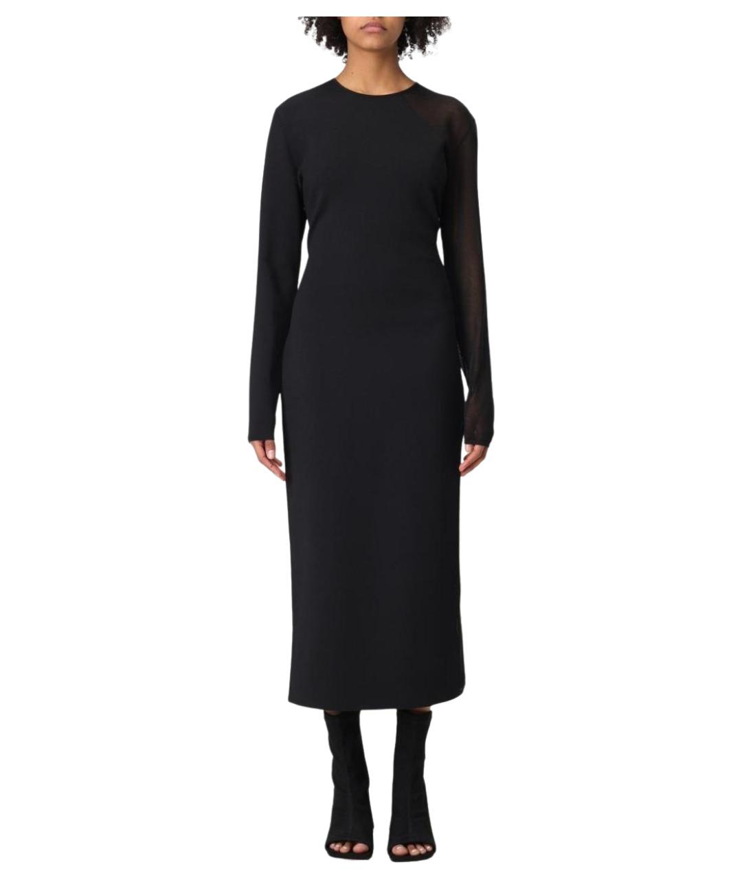 STELLA MCCARTNEY Черное вискозное повседневное платье, фото 1