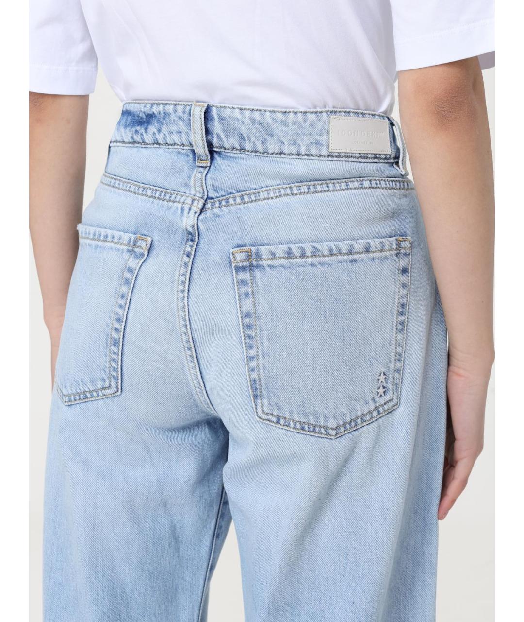 ICON DENIM Хлопковые прямые джинсы, фото 3