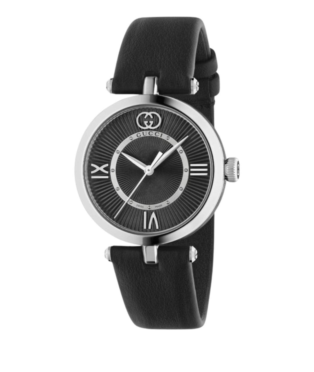 GUCCI Черные часы, фото 1