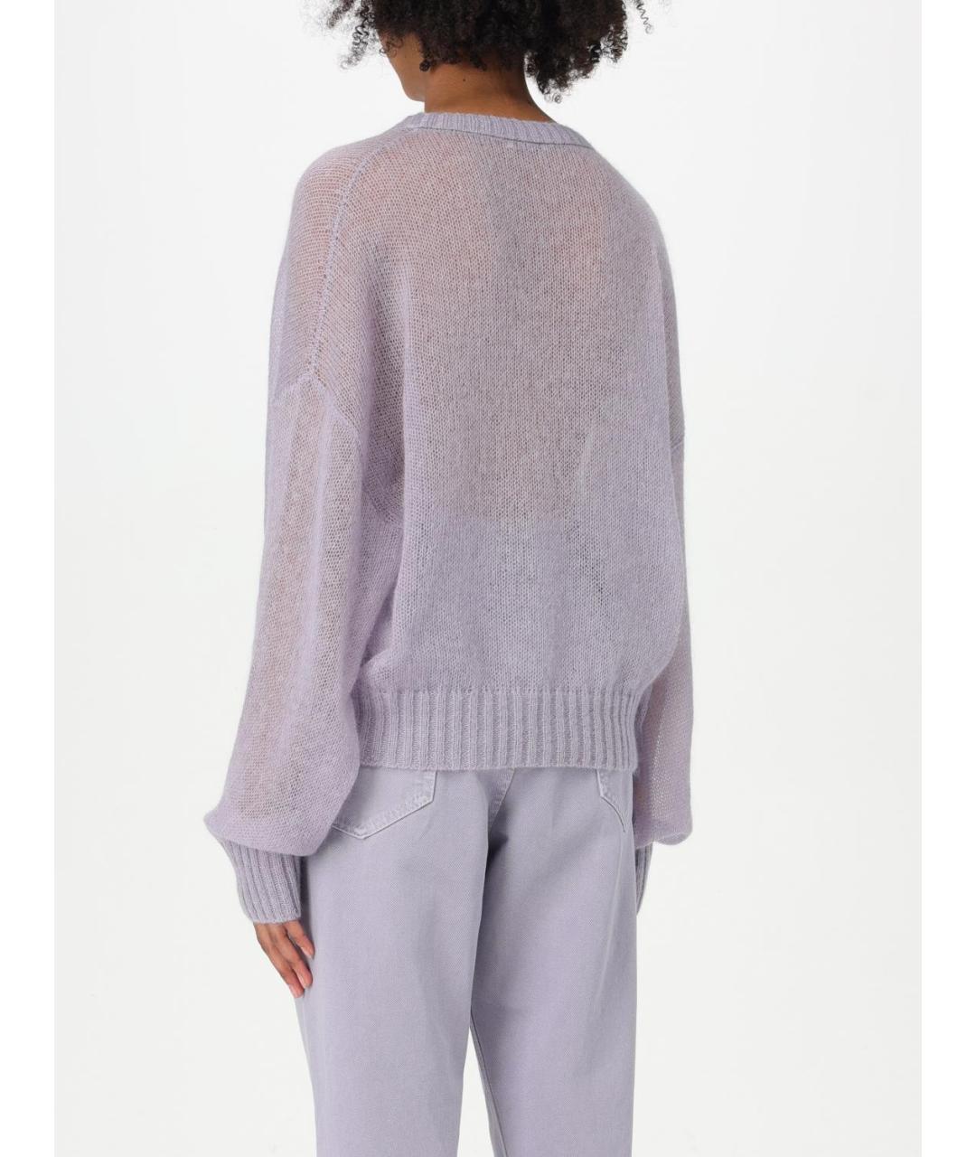 BRUNELLO CUCINELLI Фиолетовый шерстяной джемпер / свитер, фото 4