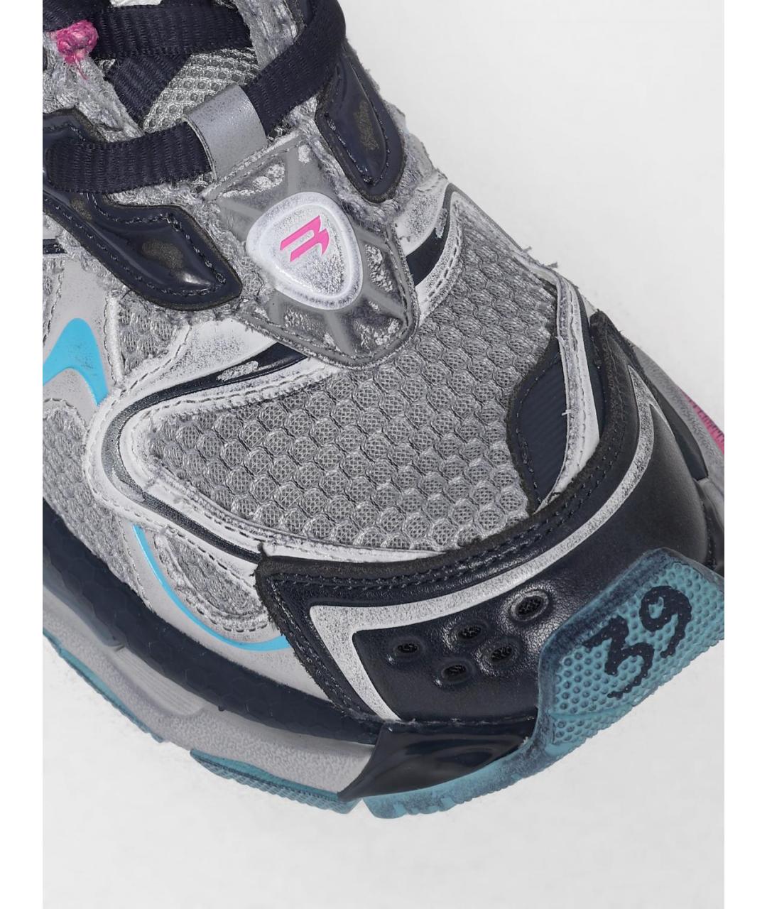 BALENCIAGA Серые текстильные кроссовки, фото 4