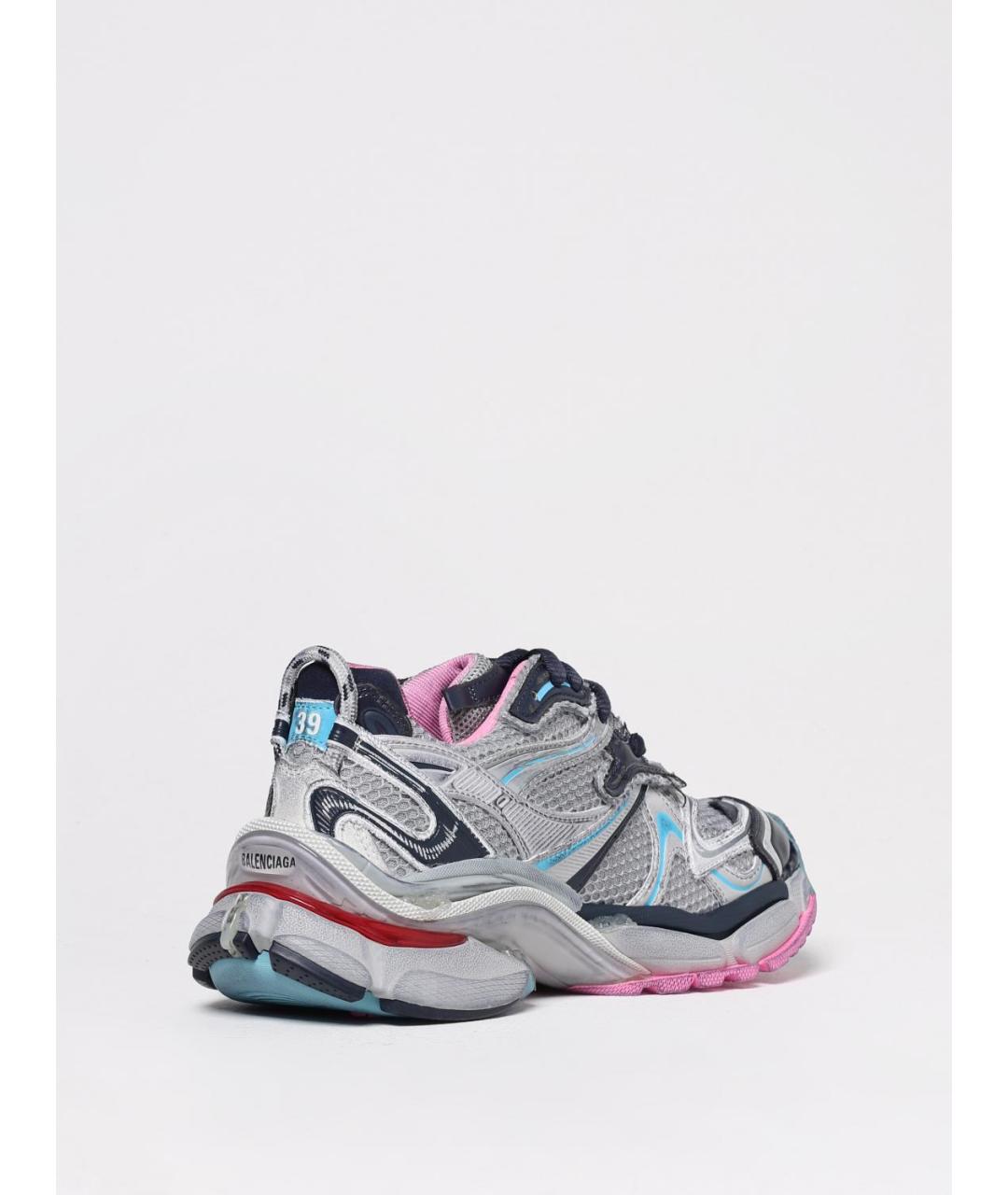 BALENCIAGA Серые текстильные кроссовки, фото 3