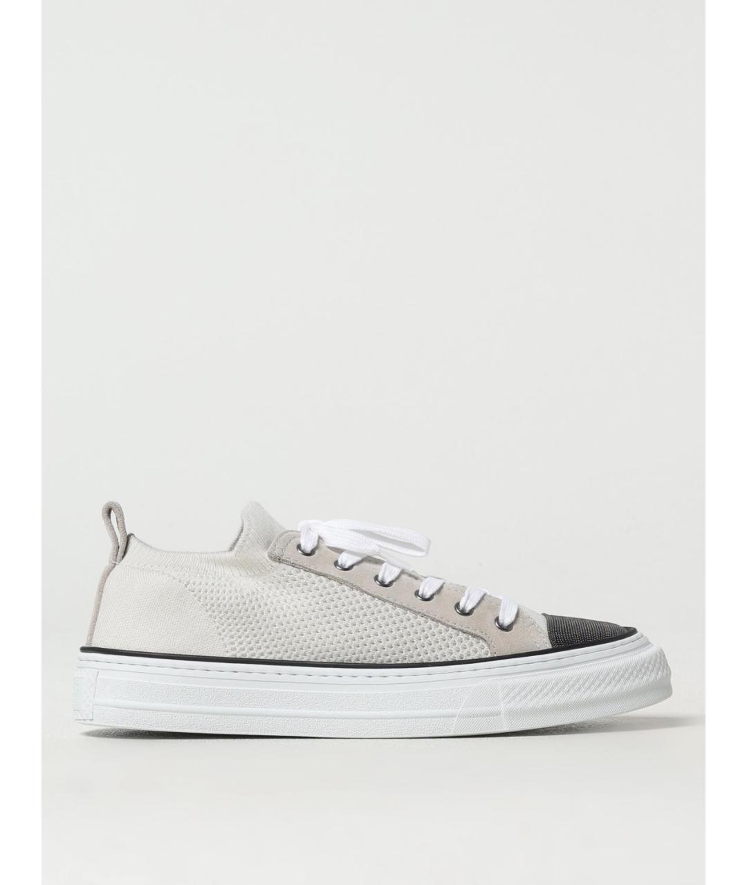 BRUNELLO CUCINELLI Мульти текстильные кеды, фото 5